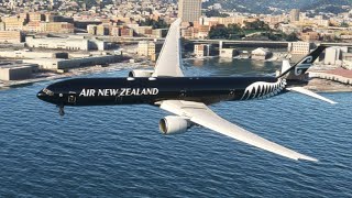 Amazing landing Air New zealand plane /// boeing 777-300 by Yeni Almeer 339 views 3 weeks ago 3 minutes, 2 seconds