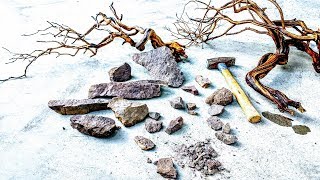 In this video I show you how to collect manzanita wood and rocks for your hardscape. If you like in an area with Ponderosa pine 