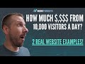 How Much Money Does a Website Make from 10,000 Visitors a DAY!?!