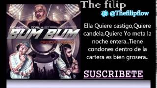 Franco El Gorila Ft Cosculluela & Farruko -- Bum Bum (Official Remix) (letra)