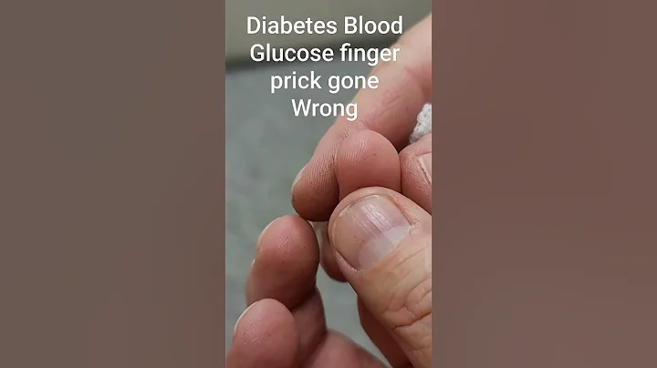 Diabetes Blood Glucose Finger Prick Goes Wrong!