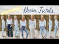 *DENIM* JEANS SHORTS HAUL NEW STYLES AND FITS 2021 SPRING SUMMER PRIMARK FLARE BOOTCUT MOM HIGH