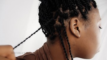 How To Create Salon Quality Rope Twists / Senegalese Twist Extensions Tutorial Part 3