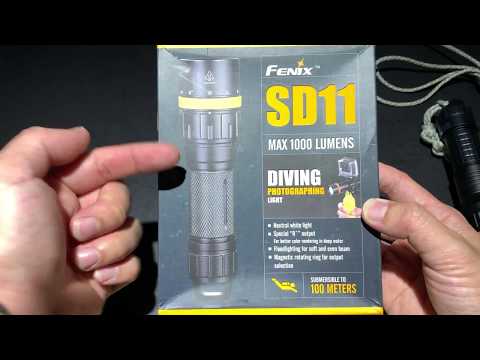 Fenix SD10, SD11, SD20 Diving Light Series ไฟฉายไว้ดำน้ำ