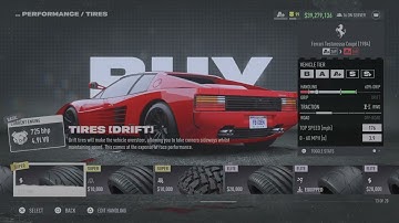 Need for Speed Unbound ferrari testarossa A+ build