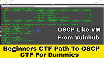 oscp like VM From vulnhub walkthrough  | CTF For Beginners | Complete Black box testing CTF to root
