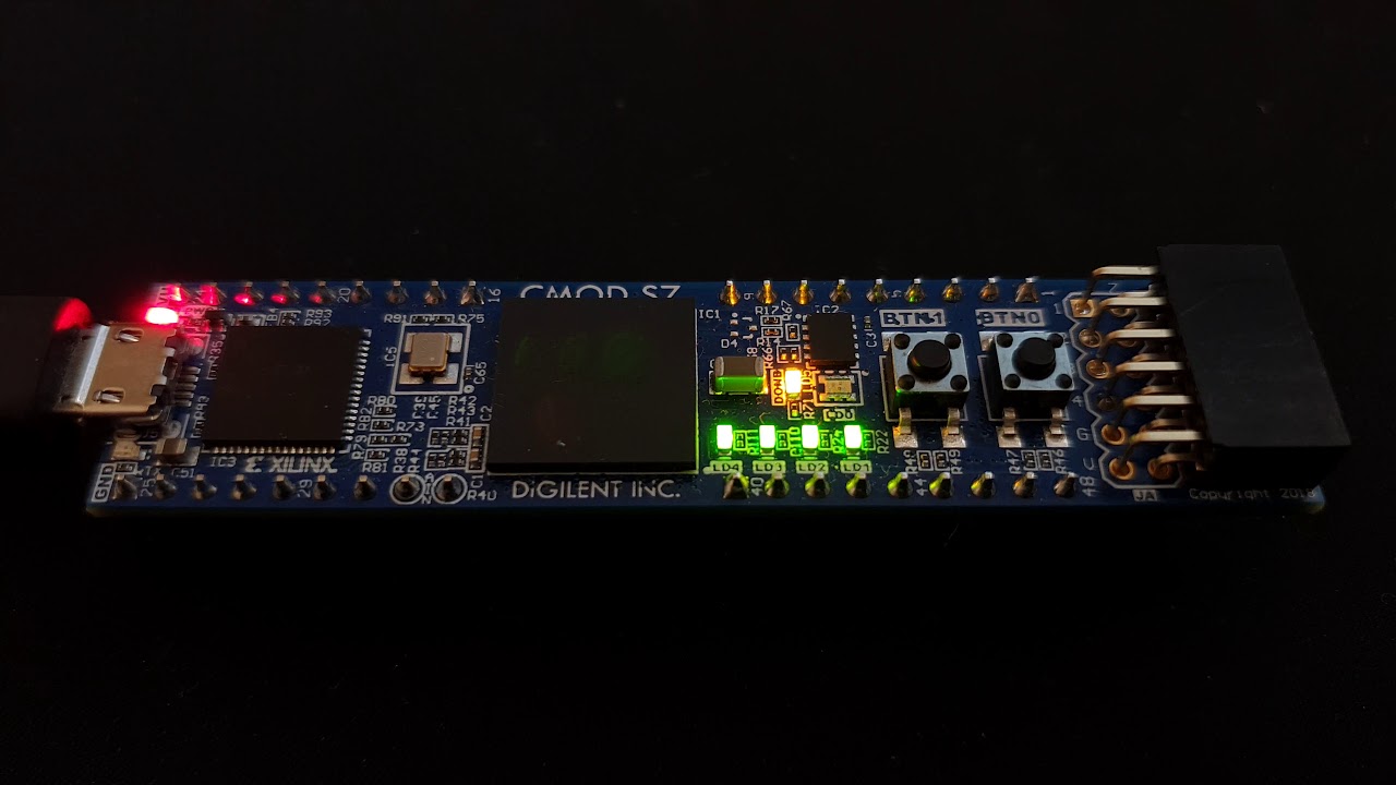 Cmod S6 Breadboardable Spartan6 Fpga Module Digilent Digilent Cmod S6