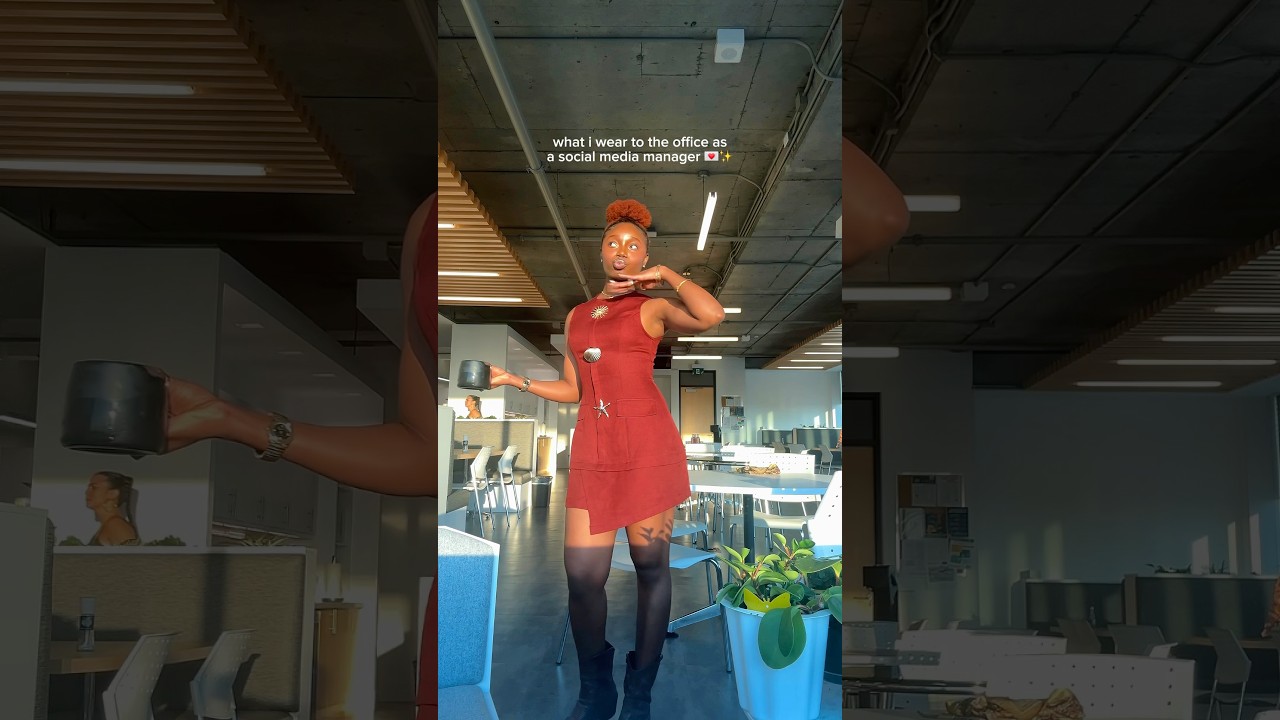 what i wear to the office as a social media manager