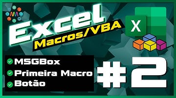 Excel Macros Aula 2 | Sua primeira macro MSGBOX / VBA