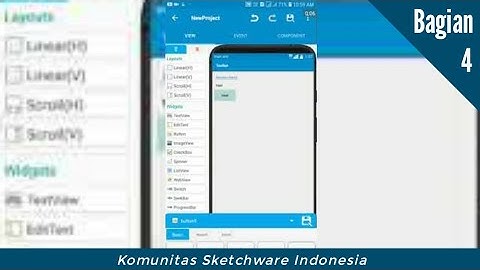 Membuat kalkulator sederhana menggunakan sketchware | tutorial sketchware dari nol | bagian 4