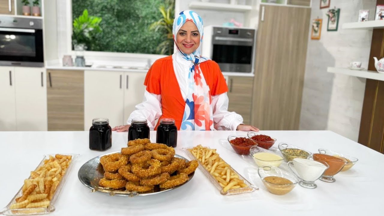 سنة أولى طبخ مع الشيف سارة عبد السلام | طريقة عمل تشيكن دوناتس - صوصات متنوعة
