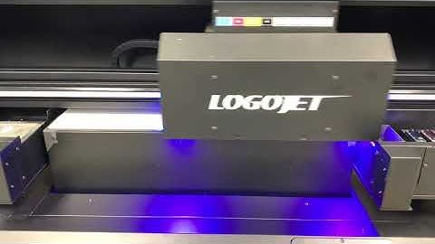 LogoJET UVx90R Direct-to-Substrate Printer in Action