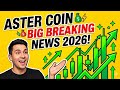Aster Coin Breaking News 🚨 | Aster Coin News Today | Aster Crypto Price Prediction