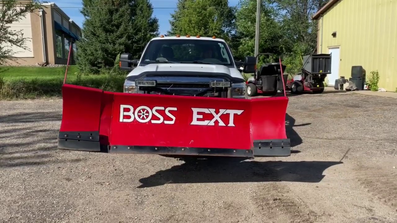 The Boss EXT Smart Shield RT3 8' Plow With Retracting Wings