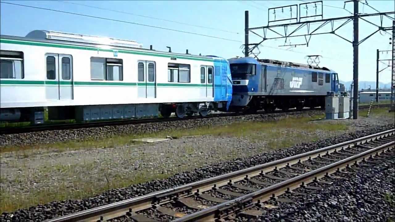 東京メトロ千代田線16000系甲種輸送長良川橋りょう 清洲駅通過 Youtube