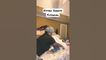 How to fold fitted sheets! #shorts