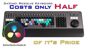 DaVinci Resolve Editor Keyboard costs half the price when you consider the included Studio Software