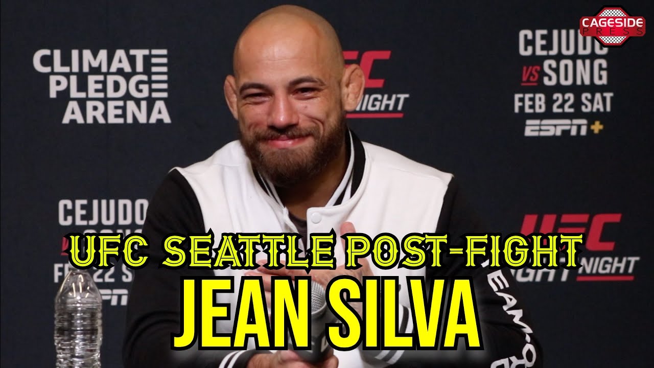 An Emotional Jean Silva on First Round TKO, His Wife
