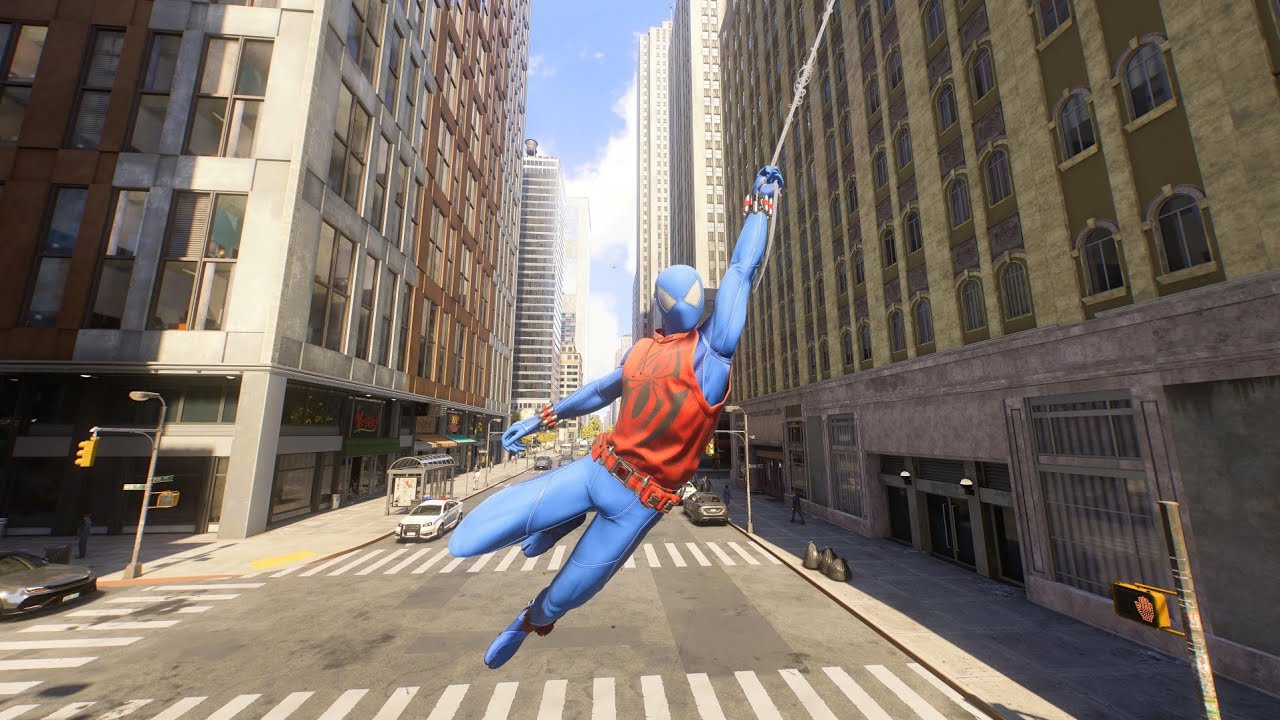 Marvel's Spiderman 2 -Scarlet Spider Suit Free Roam Gameplay (4K 60fps)