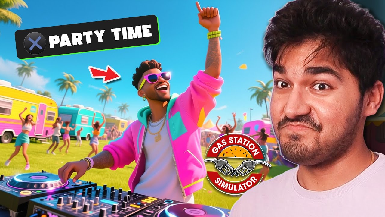 I Turned My RV CAMP into a PARTY ZONE! - Gas Station Simulator