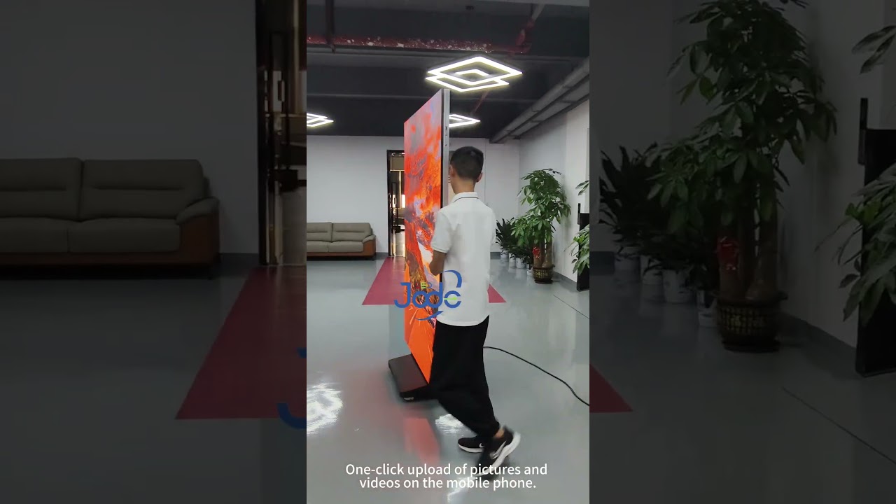 Tri-fold poster led Screen