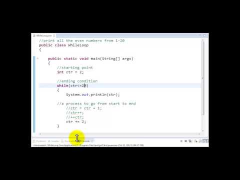 Java Tutorial - Count Controlled While Loop - 2