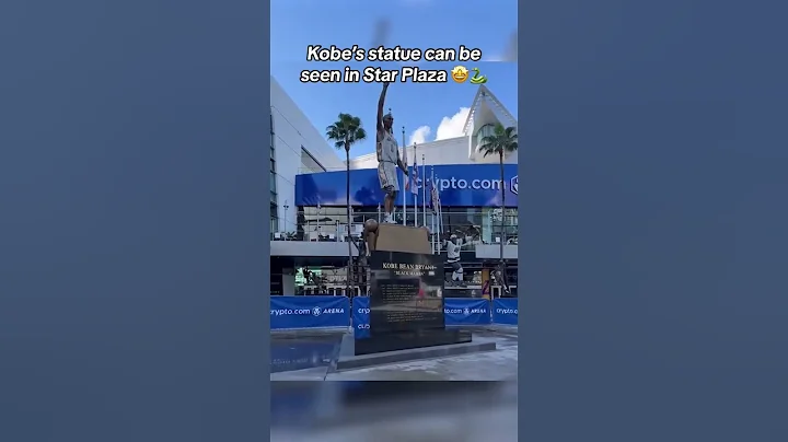 Kobe's new statue on public display (🎥 @Lakers/TT) #shorts