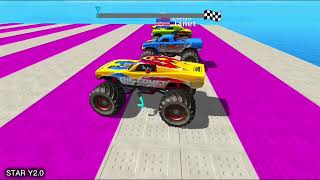 Monster Truck Mega Ramp Extreme Racing 🔥 Insane Stunts & Epic Crashes! | Android Gameplay screenshot 4