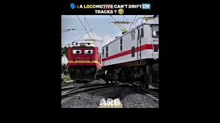🗣️ A Logo Can't Drift on track...? 😯🚆l wap7 be like: Asla Ham bhi rakhte Hain 😁☠️