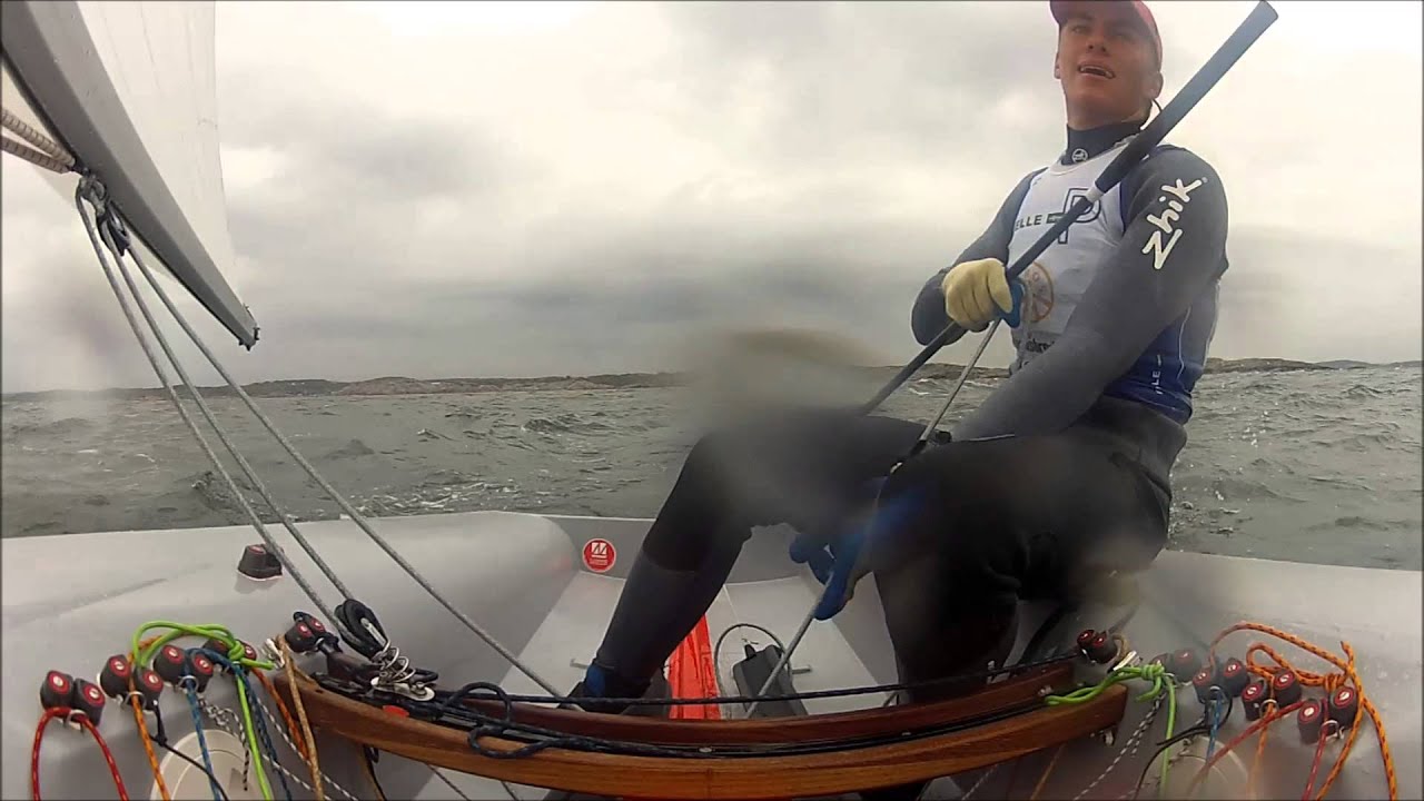 Sol vind & mjölksyra, fartträning E-jolle - Kullavik 8 m/s