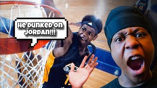 GOAT |LeBrons Nephew Reacts To When A 17 Year Old LeBron Got Invited To An NBA Workout And Took Over