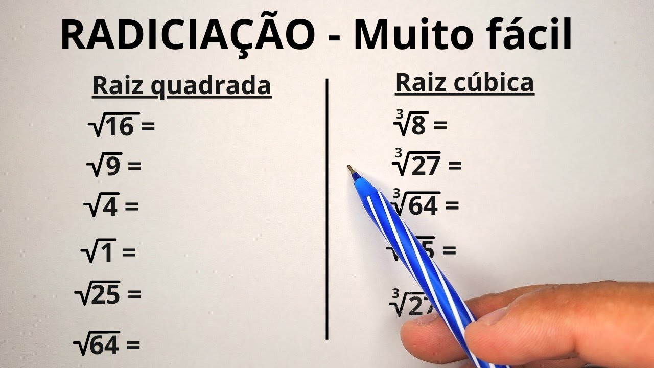 COMO CALCULAR RAÍZES | PROPRIEDADES DA RADICIAÇÃO | MÉTODO FÁCIL - YouTube