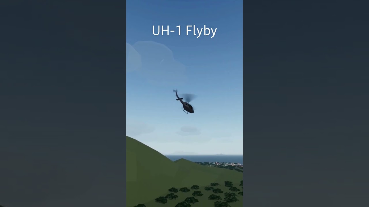 UH-1 Flyby (Doppler effect update) 