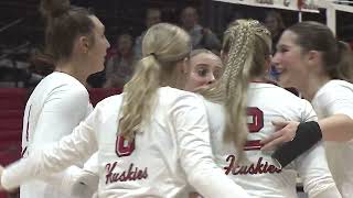 NIU Volleyball Highlights vs SIUE 9/6/25