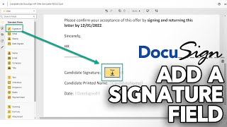 How to Add a Signature Field in DocuSign