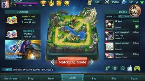 Mobile legends.  | unknown error?!