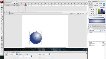 Basic Motion Tween Animation Bouncing Ball Part 1