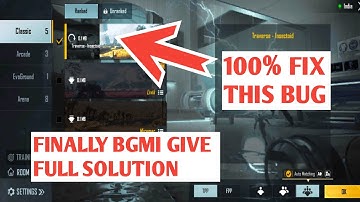 Battlegrounds Mobile India Map Bug Fully Fixed | BGMI 0.1MB Bugs Sloved | BGMI 0.1 Bug Fixed Finally