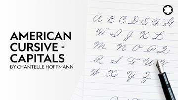 American Cursive - Capitals by Chantelle Hoffmann