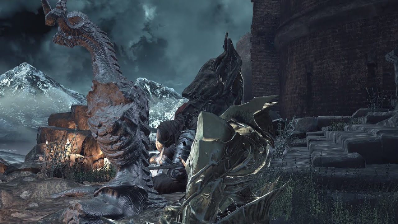 dark souls 3 dragons on bridge dark souls 3 dragons on bridge