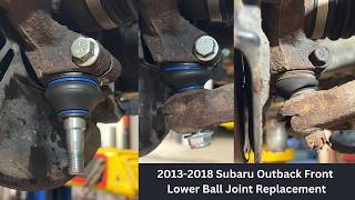 2015-2023 Subaru Outback Front Wheel Bearing Replacement SEIZED RUST BELT