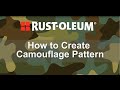 How to Spray Paint a Camouflage Pattern