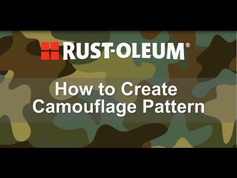 How to Spray Paint a Camouflage Pattern - @infographie