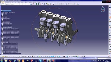 Engine in Catia v5 part1