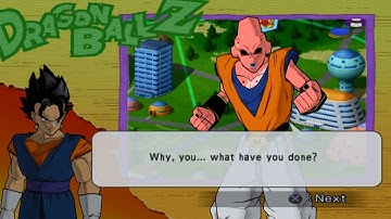Dragon Ball Z Budokai 2 Walkthrough Part 14 - Super Vegito vs Buuhan (Majin Buu Saga)
