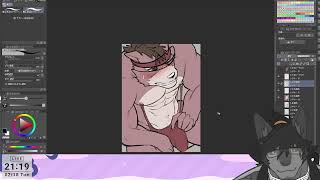 お絵描き練習配信