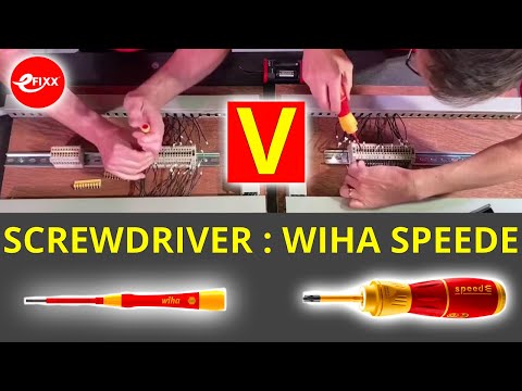 THIS could be PAINFUL: WIHA SpeedE 2   vs  Screwdriver - eFIXX DIN Rail terminal challenge