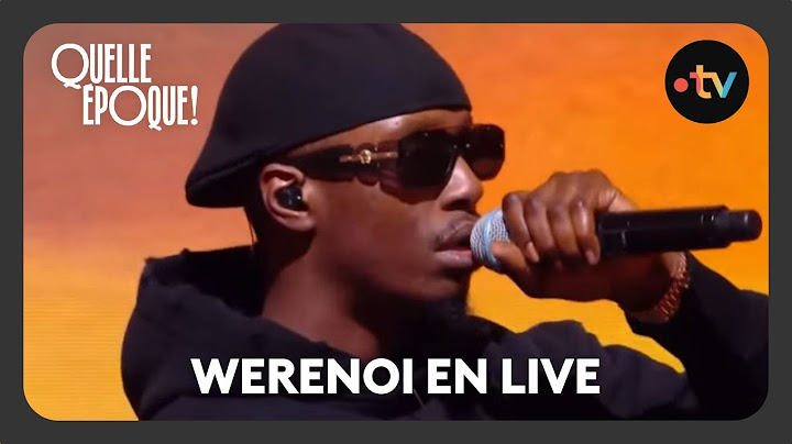 Hommage - Werenoi interprètait "Pétunias" sur la scène de #QuelleEpoque - 12 octobre 2024