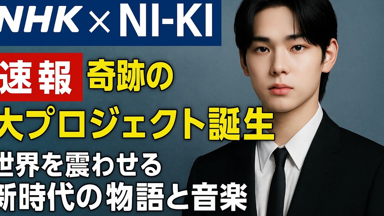 【速報】NHK×NI-KI奇跡の大プロジェクト誕生 世界を震わせる新時代の物語と音楽🌏🎶 - YouTube