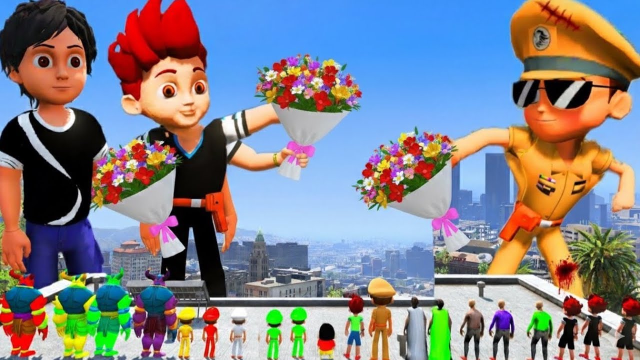 LITTLE SINGHAM WITH SHIVA KICKO SHINCHAN FOUND BIGGEST EVER KICKO IN GTA 5 #43